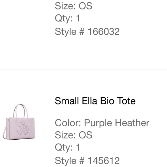 Tory Burch Light Purple Tote - Picture 5 of 5